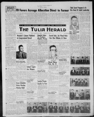 Primary view of object titled 'The Tulia Herald (Tulia, Tex), Vol. 47, No. 5, Ed. 1, Thursday, February 4, 1954'.
