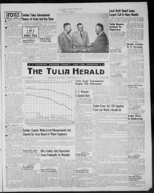 Primary view of object titled 'The Tulia Herald (Tulia, Tex), Vol. 47, No. 2, Ed. 1, Thursday, January 14, 1954'.