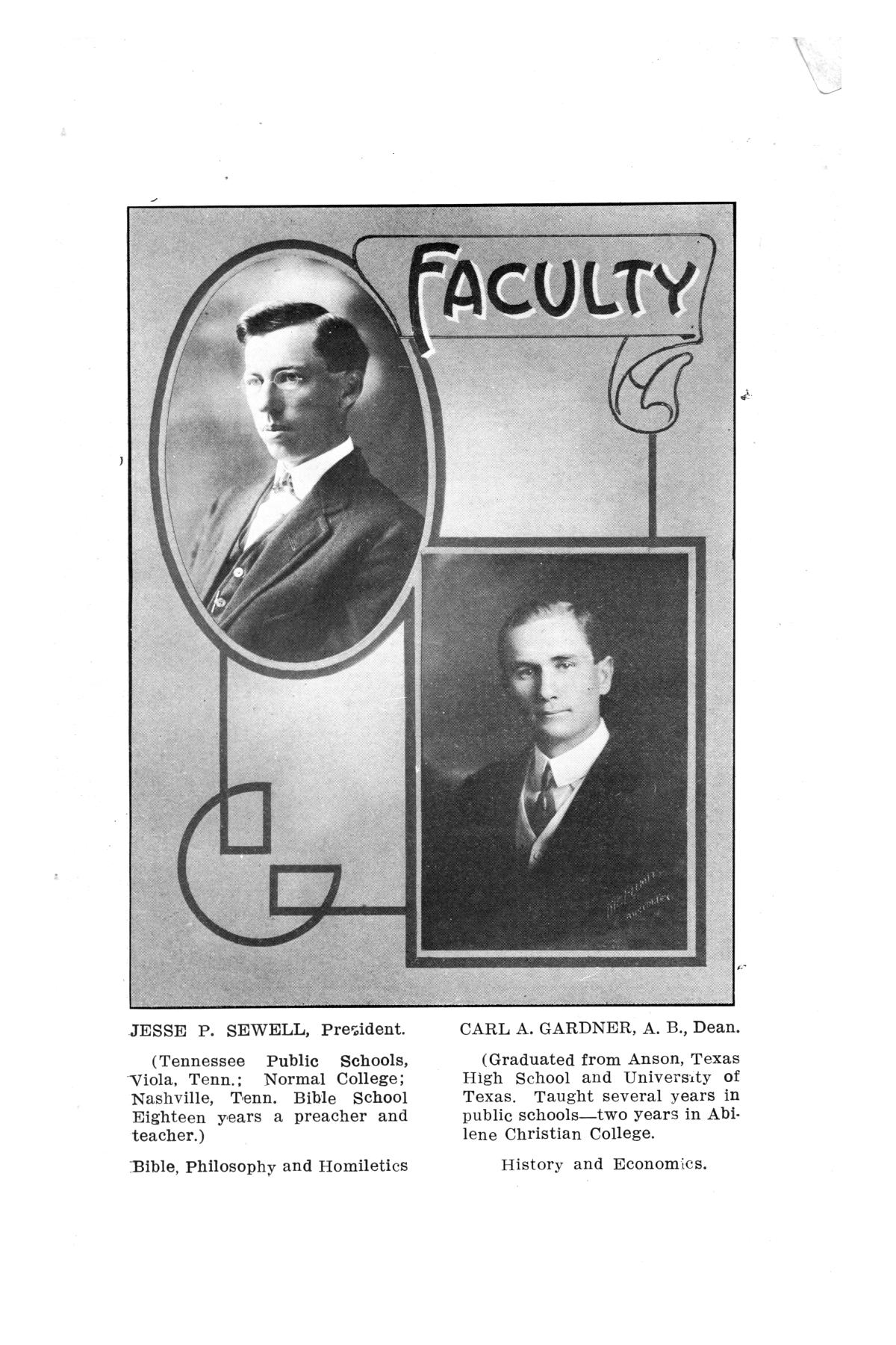 Catalog of Abilene Christian College, 1913-1914
                                                
                                                    [Sequence #]: 5 of 77
                                                