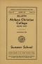 Book: Catalog of Abilene Christian College, 1931