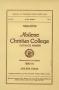 Book: Catalog of Abilene Christian College, 1930-1931
