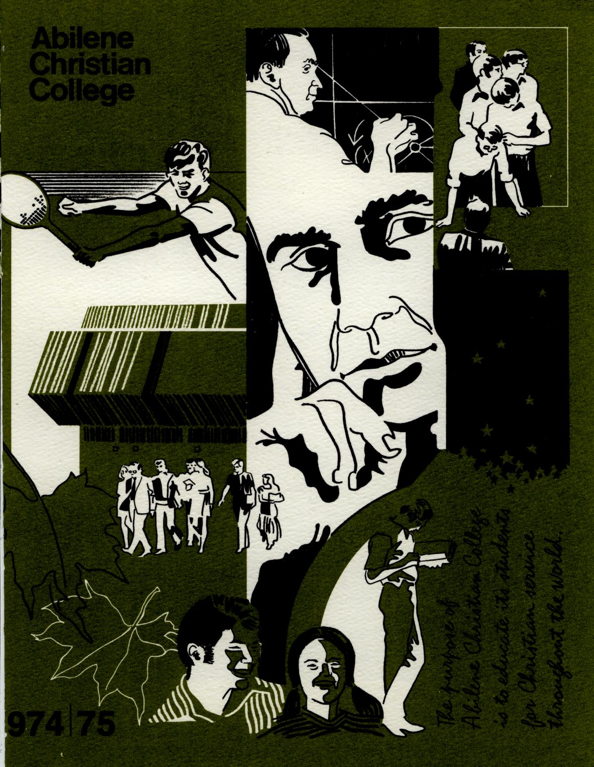 Catalog of Abilene Christian College, 1974-1975
                                                
                                                    Front Cover
                                                