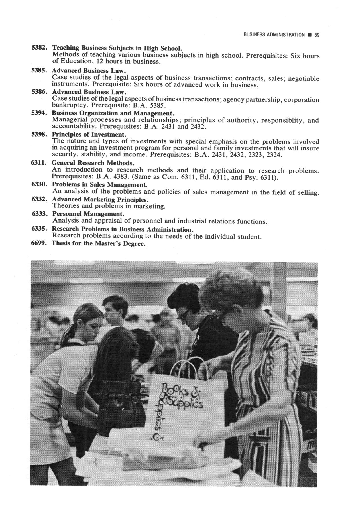 Catalog of Abilene Christian College, 1973-1975
                                                
                                                    39
                                                