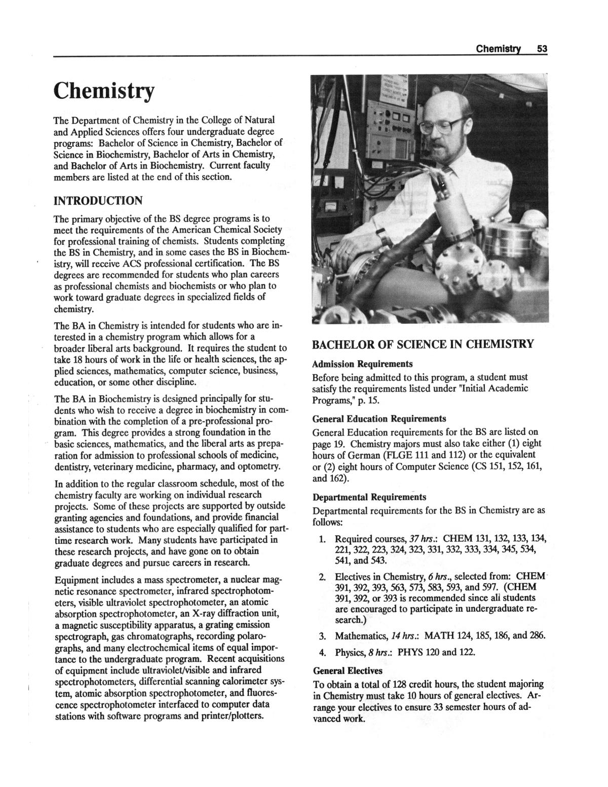 Catalog of Abilene Christian University, 1988-1989
                                                
                                                    53
                                                