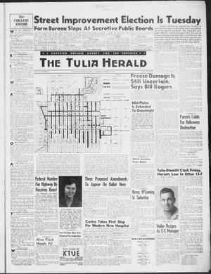 Primary view of object titled 'The Tulia Herald (Tulia, Tex), Vol. 49, No. 44, Ed. 1, Thursday, October 31, 1957'.