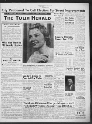 Primary view of object titled 'The Tulia Herald (Tulia, Tex), Vol. 49, No. 35, Ed. 1, Thursday, August 29, 1957'.