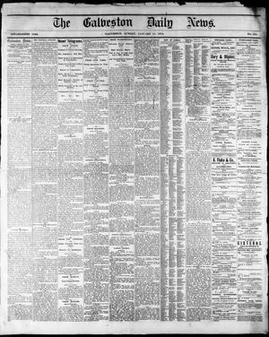 Primary view of object titled 'The Galveston Daily News. (Galveston, Tex.), No. 393, Ed. 1 Sunday, January 11, 1874'.
