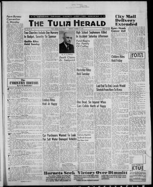 Primary view of object titled 'The Tulia Herald (Tulia, Tex), Vol. 53, No. 42, Ed. 1, Thursday, October 19, 1961'.