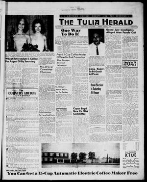 Primary view of object titled 'The Tulia Herald (Tulia, Tex), Vol. 54, No. 33, Ed. 1, Thursday, August 16, 1962'.