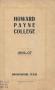 Book: Catalogue of Howard Payne College, 1906-1907