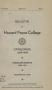 Book: Catalogue of Howard Payne College, 1929-1930