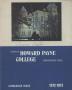Thumbnail image of item number 1 in: 'Catalogue of Howard Payne College, 1971-1972'.