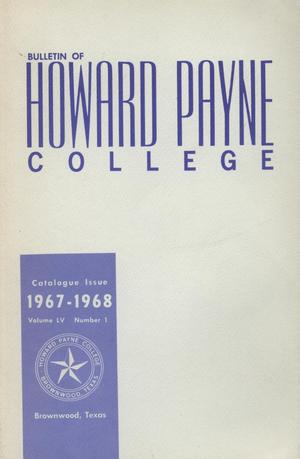 Primary view of object titled 'Catalogue of Howard Payne College, 1966-1967'.