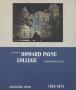Book: Catalogue of Howard Payne College, 1972-1973