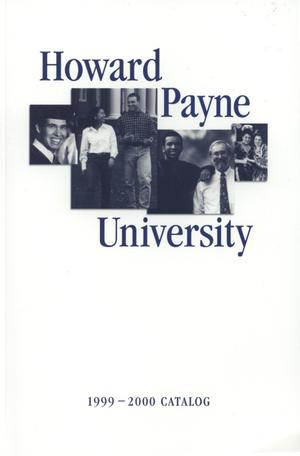Primary view of object titled 'Catalog of Howard Payne University, 1999-2000'.