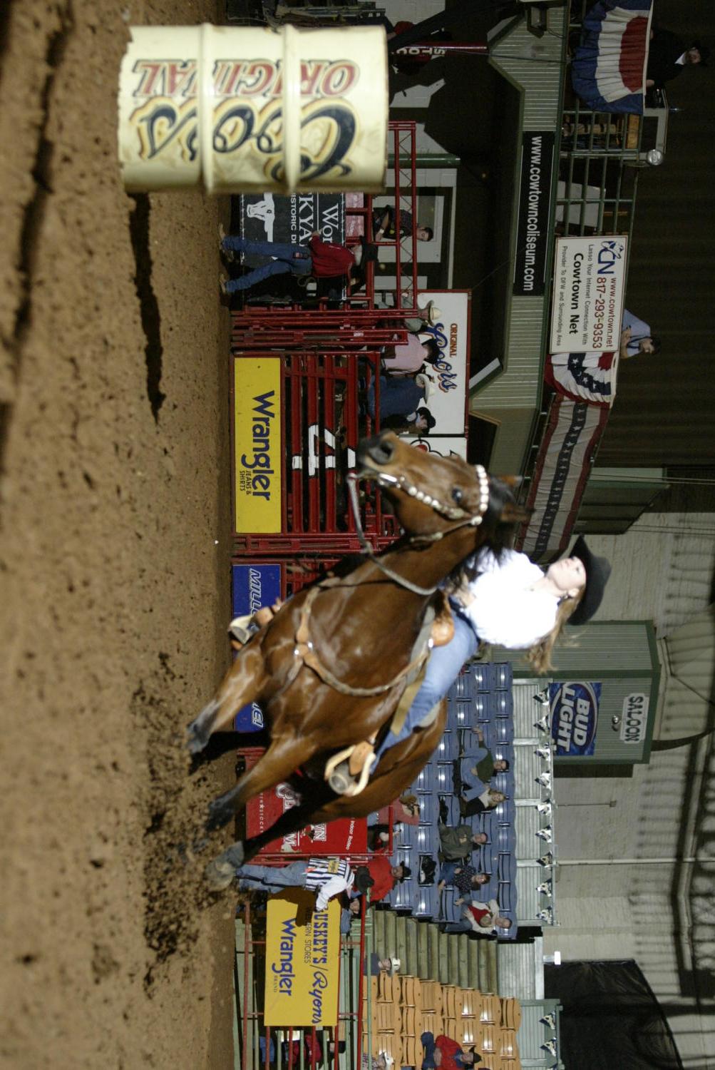 [Barrel Racing at Cowtown Coliseum]
                                                
                                                    [Sequence #]: 1 of 1
                                                