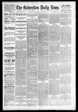 Primary view of object titled 'The Galveston Daily News. (Galveston, Tex.), Vol. 48, No. 257, Ed. 1 Thursday, January 9, 1890'.