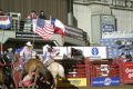 Primary view of [Event at the Cowtown Coliseum, women flag bearers]