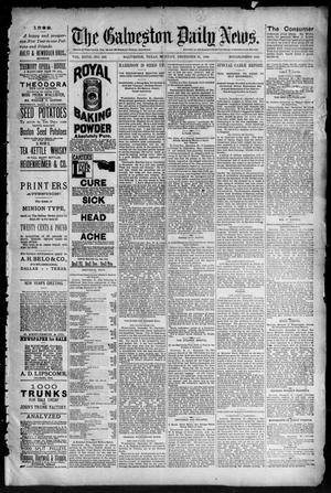 Primary view of object titled 'The Galveston Daily News. (Galveston, Tex.), Vol. 47, No. 248, Ed. 1 Monday, December 31, 1888'.