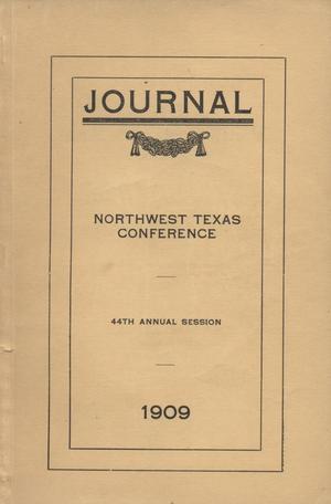 Primary view of object titled 'Journal of the Northwest Texas Conference, Forty-Fourth Annual Session, Methodist Episcopal Church South'.