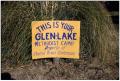 Primary view of Glen Lake Camp Welcome Sign