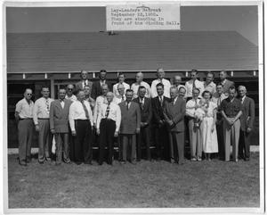Primary view of [Group at a Lay-Leaders Retreat in 1950]