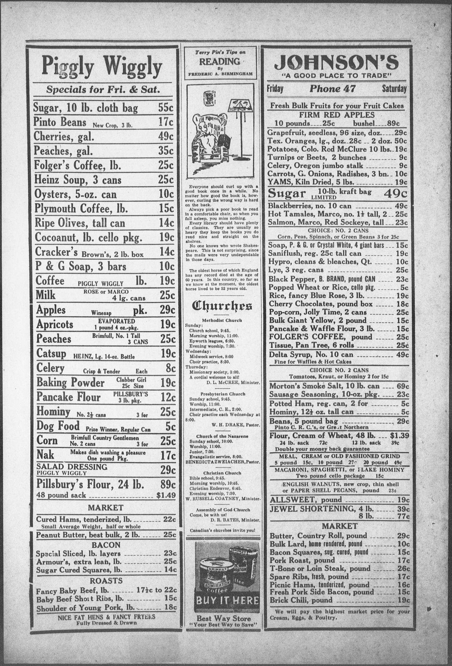 The Hemphill County News (Canadian, Tex), Vol. 2, No. 9, Ed. 1, Friday, November 10, 1939
                                                
                                                    4
                                                