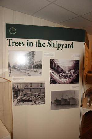 Primary view of object titled '[Display about Shipyards]'.