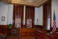 Photograph: [Courtroom in Lavaca County Courthouse]