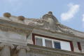 Photograph: [Carving on Top of Courthouse]