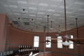 Photograph: [Lamps on Courtroom Ceiling]