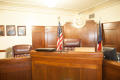 Photograph: [Photograph of a Judge's Bench]