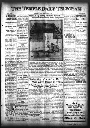 Primary view of object titled 'The Temple Daily Telegram (Temple, Tex.), Vol. 4, No. 58, Ed. 1 Friday, January 27, 1911'.