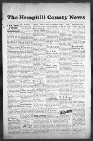 Primary view of object titled 'The Hemphill County News (Canadian, Tex), Vol. 9, No. 7, Ed. 1, Friday, October 25, 1946'.