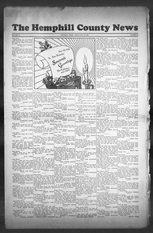 The Hemphill County News (Canadian, Tex), Vol. 9, No. 15, Ed. 1, Friday, December 20, 1946