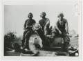 Photograph: [Three Soldiers on Tank]
