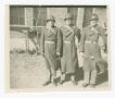 Photograph: [Three Soldiers Wearing Coats and Helmets]