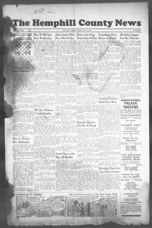 Primary view of object titled 'The Hemphill County News (Canadian, Tex), Vol. 12, No. 6, Ed. 1, Friday, October 14, 1949'.