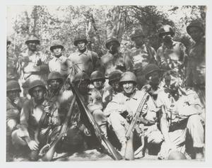 Primary view of object titled '[152nd Signal Company Soldiers]'.