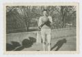 Photograph: [Reuben Lasee with Ball]