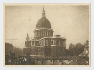 Primary view of object titled '[Photograph of St. Paul's Cathedral]'.