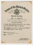 Primary view of [William Hahn's Military Discharge Certificate]