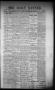 Newspaper: The Daily Banner. (Brenham, Tex.), Vol. 3, No. 22, Ed. 1 Friday, Janu…