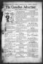 Newspaper: The Canadian Advertiser (Canadian, Tex), Vol. 1, No. 23, Ed. 1, Frida…