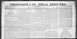 Primary view of Telegraph and Texas Register (Houston, Tex.), Vol. 7, No. 3, Ed. 1, Wednesday, January 5, 1842