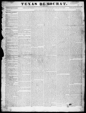 Primary view of object titled 'The Texas Democrat (Austin, Tex.), Vol. 1, No. 20, Ed. 1, Wednesday, May 20, 1846'.