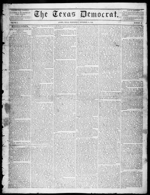 Primary view of object titled 'The Texas Democrat (Austin, Tex.), Vol. 1, No. 46, Ed. 1, Wednesday, November 18, 1846'.