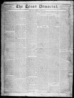 Primary view of object titled 'The Texas Democrat (Austin, Tex.), Vol. 2, No. 1, Ed. 1, Wednesday, January 6, 1847'.