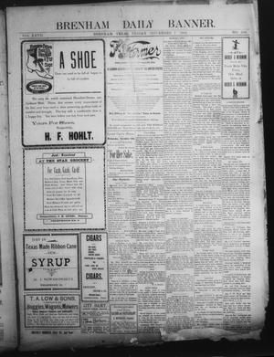 Primary view of object titled 'Brenham Daily Banner. (Brenham, Tex.), Vol. 27, No. 206, Ed. 1 Friday, November 7, 1902'.