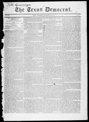 Primary view of object titled 'The Texas Democrat (Austin, Tex.), Vol. 3, No. 55, Ed. 1, Saturday, November 25, 1848'.